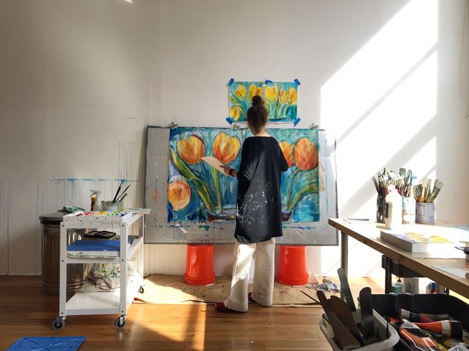 How to organize an art studio at home — Moku Art Studio