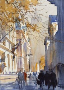 watercolor outline drawings with thomas schaller