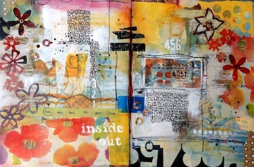 Mixed Media Art Journaling: For Beginners - Different technique for each  page