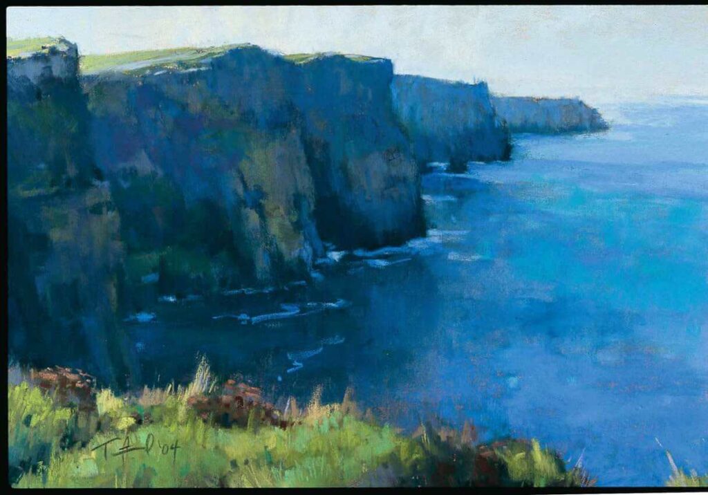 Terri Ford Landscape Paintings: Cliffs of Moher