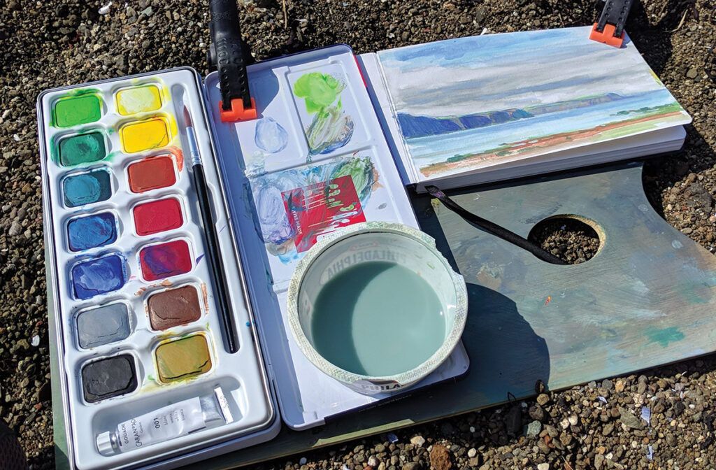 New Gouache Travel Palette Colors for Plein Air (July 2022) - The Fearless  Brush