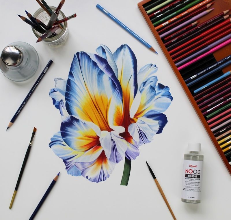 This GENIUS Colored Pencil Hack will Save You Time 