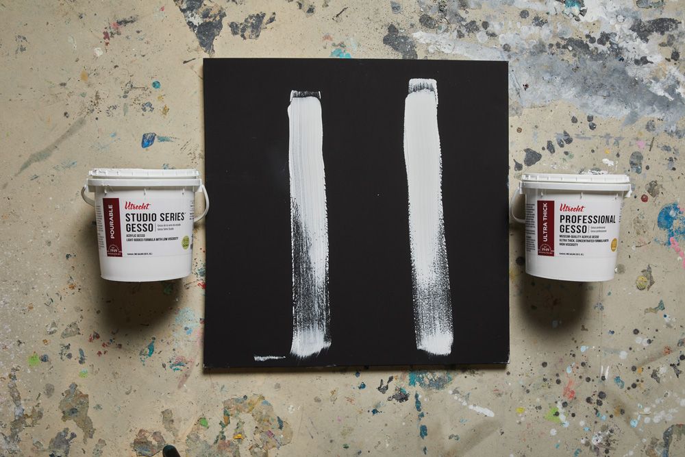 Utrecht Studio Series Acrylic Gesso - Light Bodied, White, Gallon