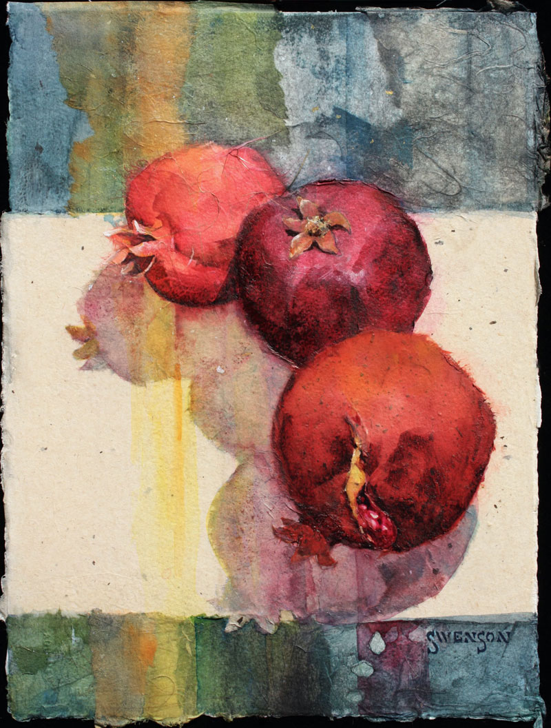 The Forbidden Fruit (watercolor on paper, 15x11), Brenda Swenson