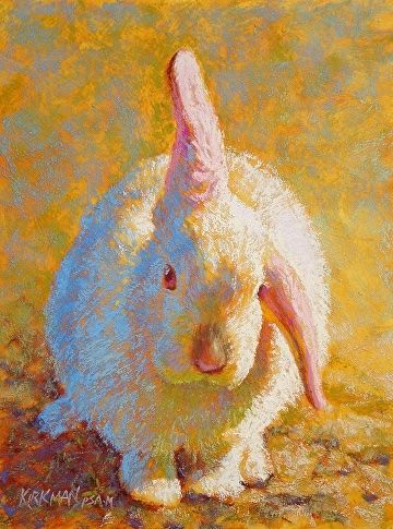 Loppy (pastel on board, 8x6) by Rita Kirkman